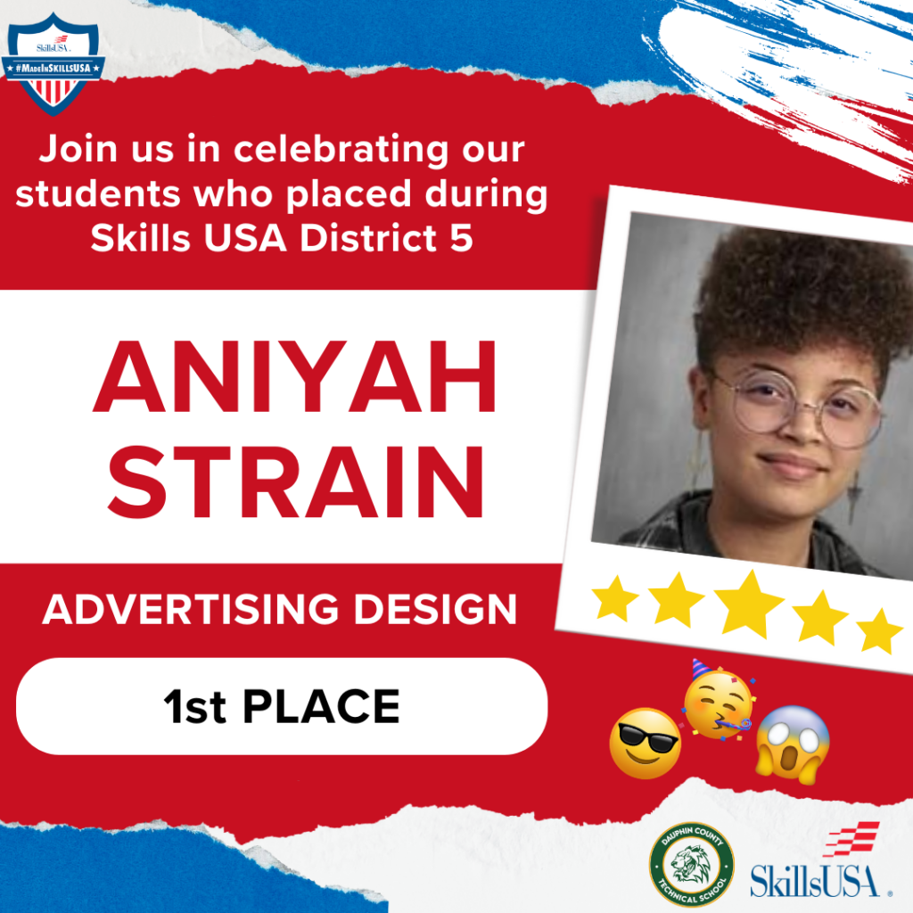 Red White Blue Collage Athlete Award Ceremony Banner 14