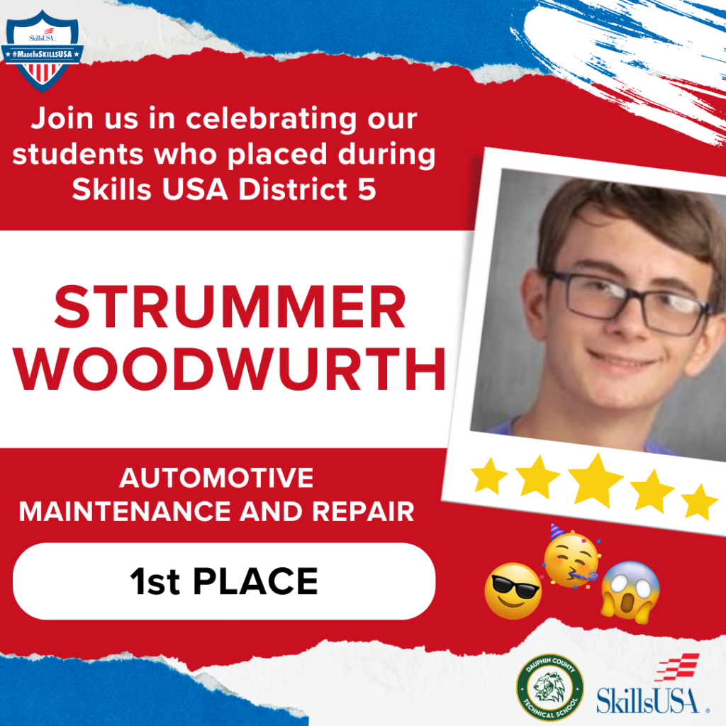 Red White Blue Collage Athlete Award Ceremony Banner 16