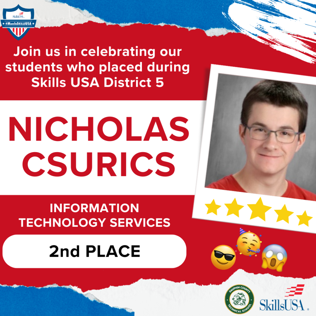 Red White Blue Collage Athlete Award Ceremony Banner 46