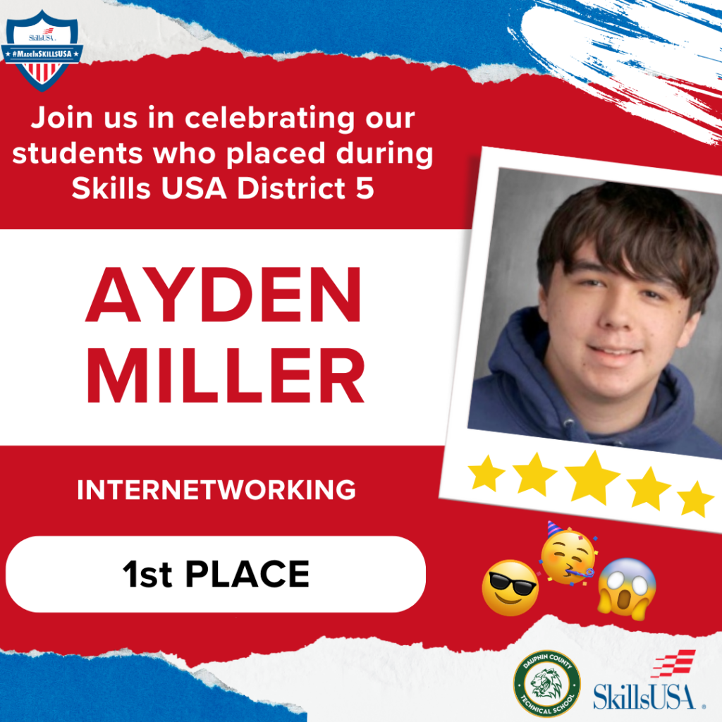 Red White Blue Collage Athlete Award Ceremony Banner 47