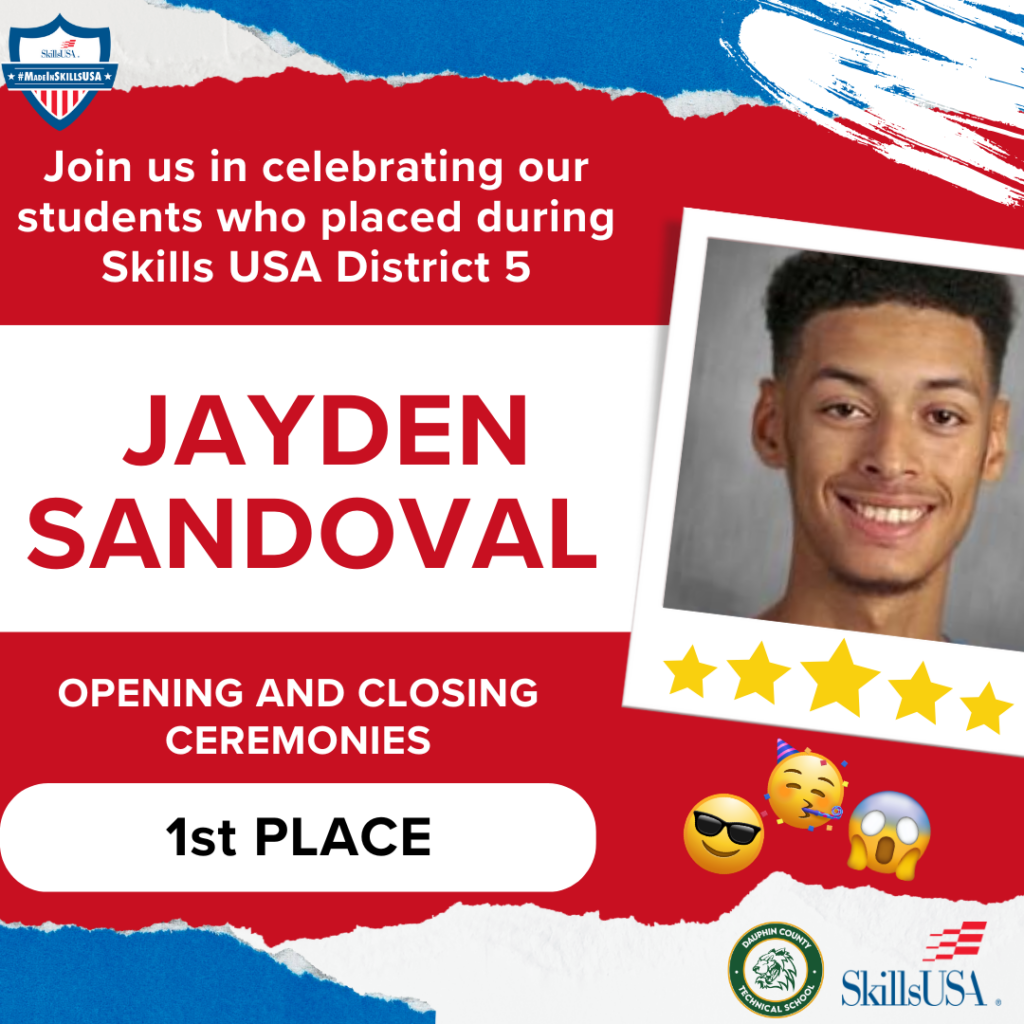 Red White Blue Collage Athlete Award Ceremony Banner 57