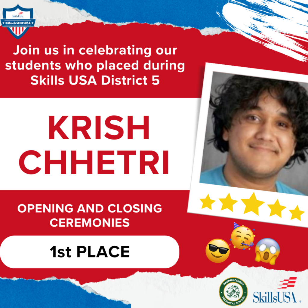 Red White Blue Collage Athlete Award Ceremony Banner 61