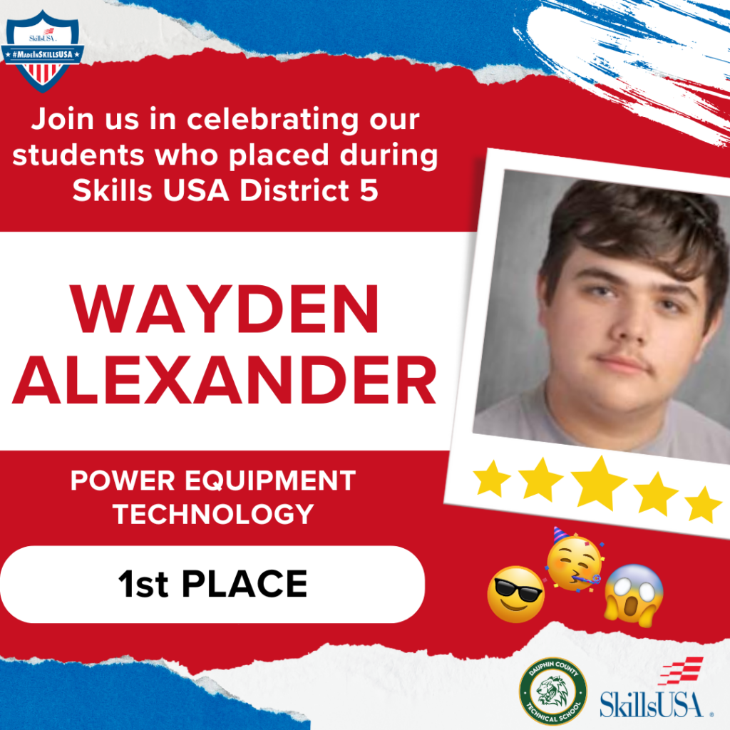 Red White Blue Collage Athlete Award Ceremony Banner 65