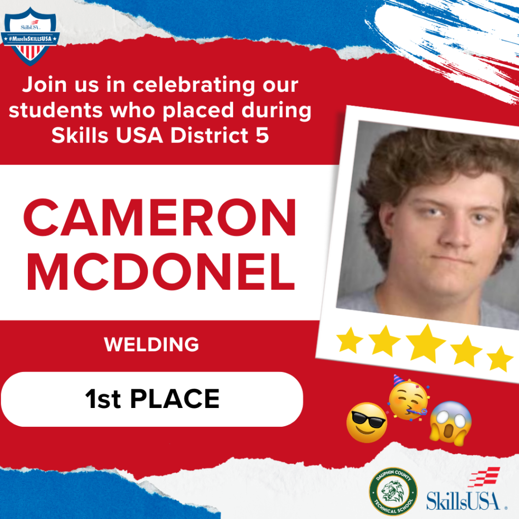 Red White Blue Collage Athlete Award Ceremony Banner 71